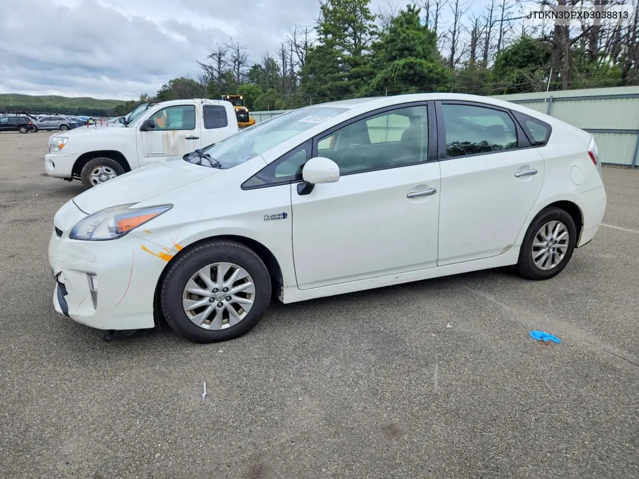 2013 Toyota Prius Plug-In Hybrid Base VIN JTDKN3DPXD3038813 фото 1