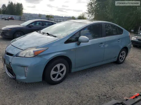 JTDKN3DU7D1629408 — 2013 Toyota Prius, Передняя часть, фото до ремонта