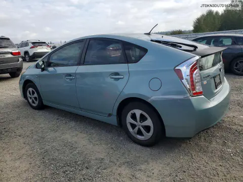 2013 Toyota Prius Three VIN JTDKN3DU7D1629408 фото 2