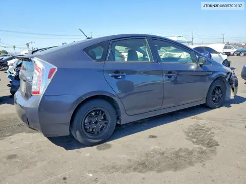 2013 Toyota Prius Four VIN JTDKN3DU6D5700137 фото 3