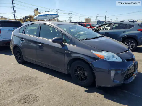 2013 Toyota Prius Four VIN JTDKN3DU6D5700137 фото 4