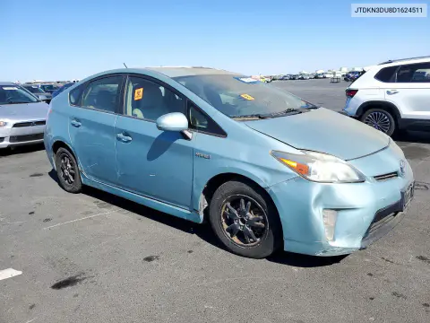 2013 Toyota Prius Two VIN JTDKN3DU8D1624511 фото 4