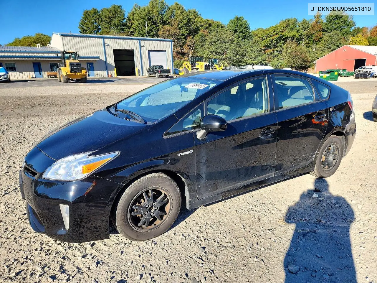 2013 Toyota Prius Two VIN JTDKN3DU9D5651810 фото 1