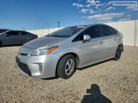 JTDKN3DU9D1689920 — 2013 Toyota Prius, Задняя часть, фото до ремонта
