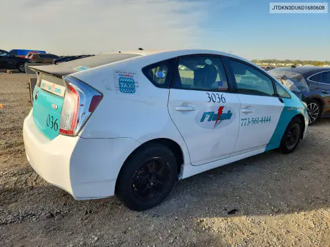 2013 Toyota Prius Two VIN JTDKN3DU6D1680608 фото 3