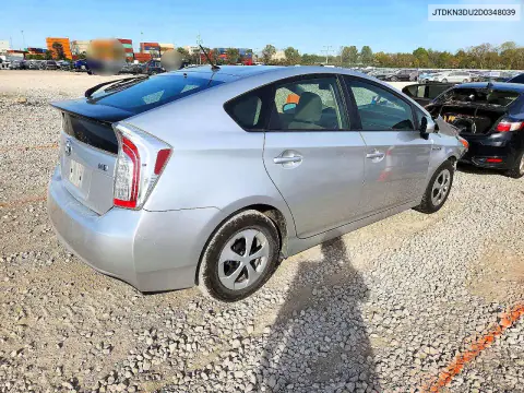 2013 Toyota Prius Two VIN JTDKN3DU2D0348039 фото 3