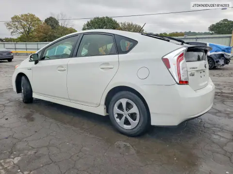 2014 Toyota Prius Two VIN JTDKN3DU2E1816203 фото 2