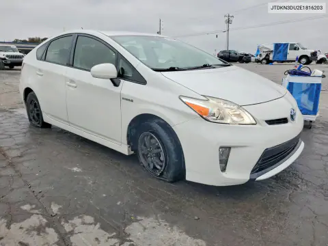 2014 Toyota Prius Two VIN JTDKN3DU2E1816203 фото 4