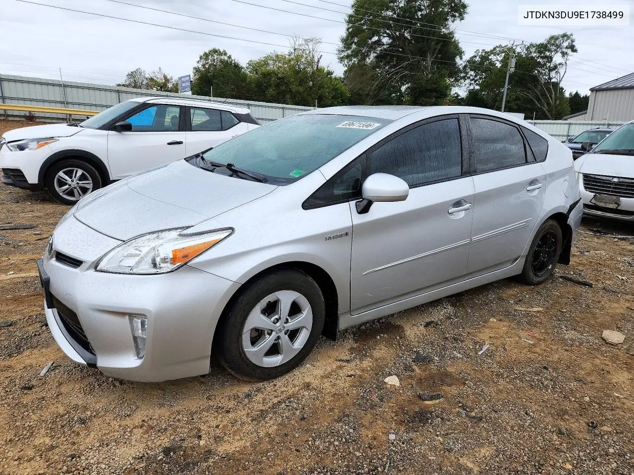 2014 Toyota Prius Four VIN JTDKN3DU9E1738499 фото 1