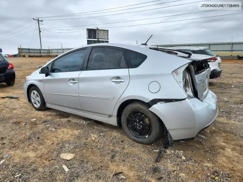 2014 Toyota Prius Four VIN JTDKN3DU9E1738499 фото 2