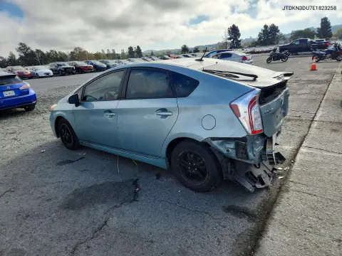 2014 Toyota Prius Four VIN JTDKN3DU7E1823258 фото 2