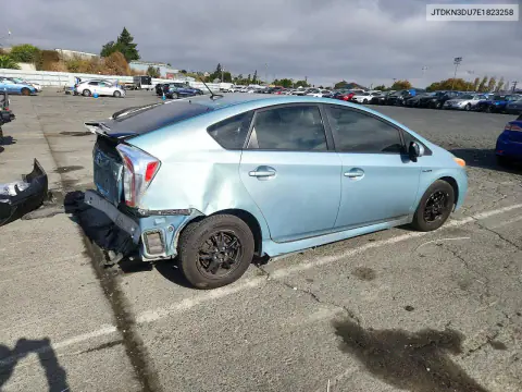 2014 Toyota Prius Four VIN JTDKN3DU7E1823258 фото 3