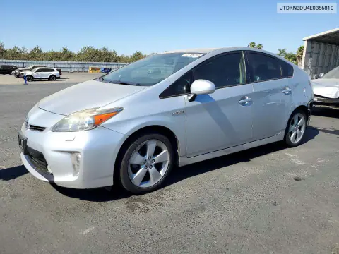 JTDKN3DU4E0356810 — 2014 Toyota Prius, Задняя часть, фото до ремонта