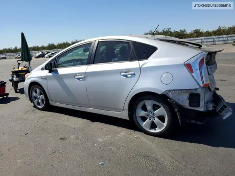 2014 Toyota Prius Five VIN JTDKN3DU4E0356810 фото 2