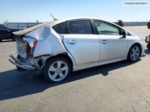 2014 Toyota Prius Five VIN JTDKN3DU4E0356810 фото 3