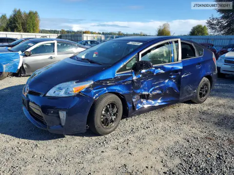 JTDKN3DU8E1783241 — 2014 Toyota Prius, Сторона, фото до ремонта