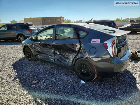 2014 Toyota Prius Two VIN JTDKN3DU1E1740764 фото 2