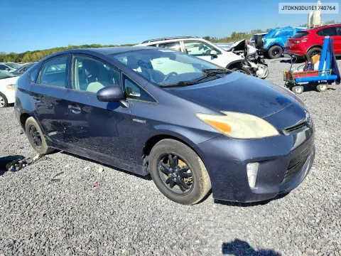 2014 Toyota Prius Two VIN JTDKN3DU1E1740764 фото 4