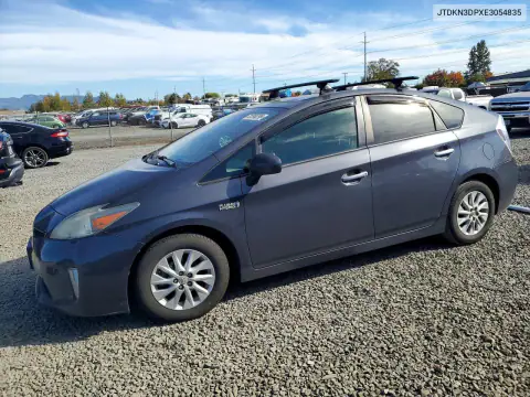 JTDKN3DPXE3054835 — 2014 Toyota Prius, Механические повреждения, фото до ремонта