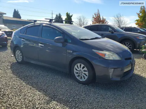 JTDKN3DPXE3054835 — 2014 Toyota Prius, фото 4 с аукциона Copart 20.10.2026, Механические повреждения