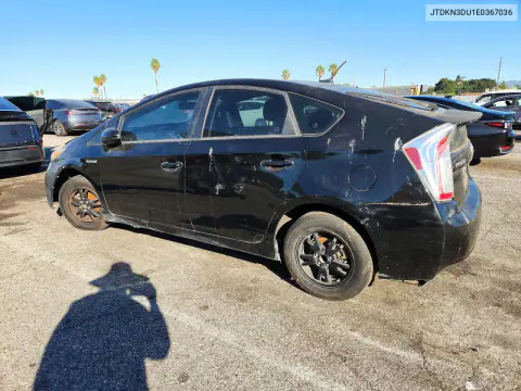 2014 Toyota Prius Four VIN JTDKN3DU1E0367036 фото 2