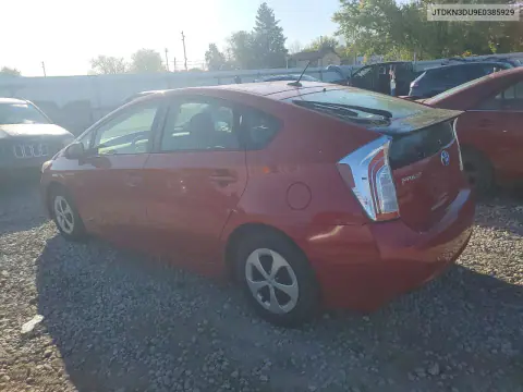2014 Toyota Prius Three VIN JTDKN3DU9E0385929 фото 2