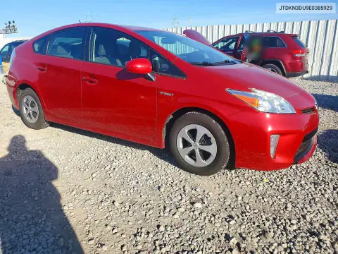 2014 Toyota Prius Three VIN JTDKN3DU9E0385929 фото 4