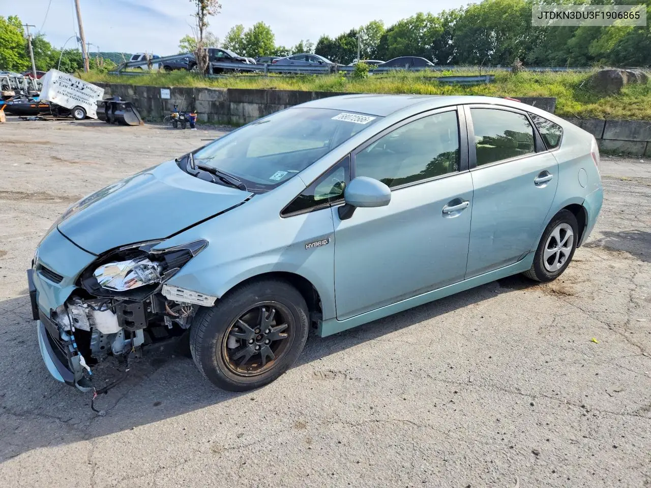 2015 Toyota Prius Three VIN JTDKN3DU3F1906865 фото 1