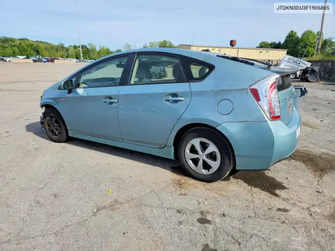 2015 Toyota Prius Three VIN JTDKN3DU3F1906865 фото 2