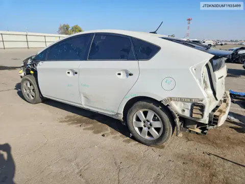 2015 Toyota Prius Three VIN JTDKN3DU6F1935499 фото 2