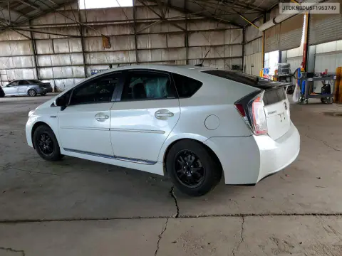 2015 Toyota Prius Four VIN JTDKN3DU5F1953749 фото 2