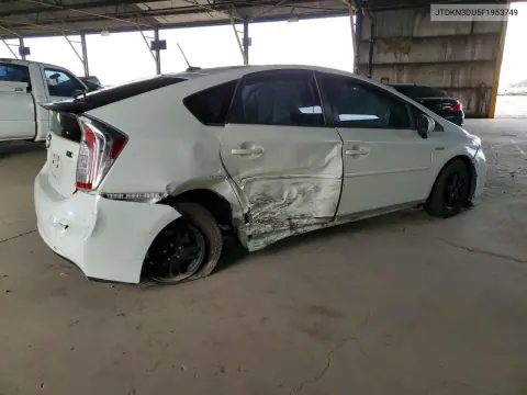 2015 Toyota Prius Four VIN JTDKN3DU5F1953749 фото 3
