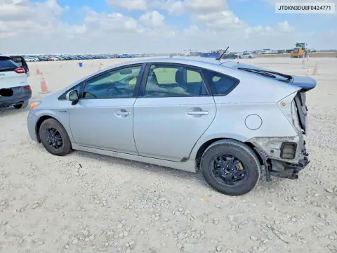 2015 Toyota Prius Two VIN JTDKN3DU8F0424771 фото 2
