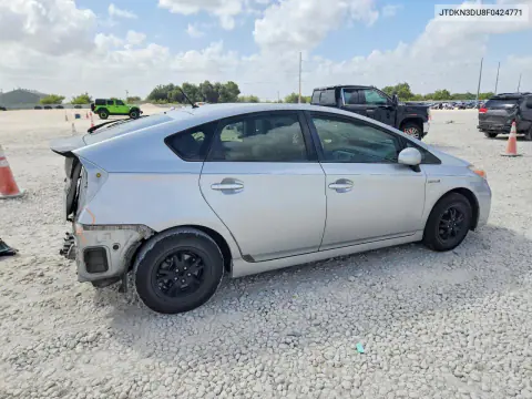 2015 Toyota Prius Two VIN JTDKN3DU8F0424771 фото 3