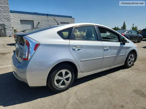 2015 Toyota Prius Four VIN JTDKN3DU0F0431438 фото 3