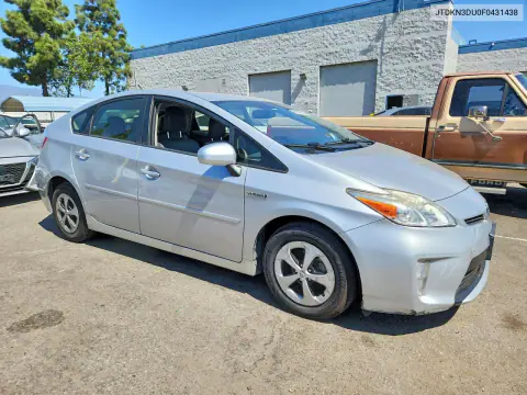 2015 Toyota Prius Four VIN JTDKN3DU0F0431438 фото 4