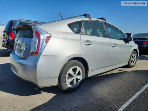 2015 Toyota Prius Two VIN JTDKN3DU1F0424336 фото 3