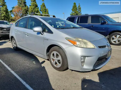 2015 Toyota Prius Two VIN JTDKN3DU1F0424336 фото 4