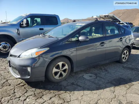 JTDKN3DU7F0465148 — 2015 Toyota Prius, Задняя часть, фото до ремонта