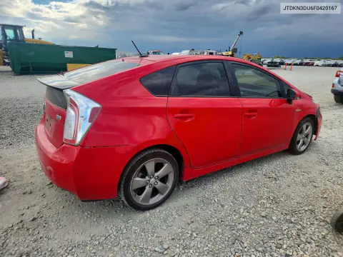 2015 Toyota Prius Persona Series VIN JTDKN3DU6F0420167 фото 3