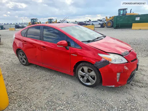2015 Toyota Prius Persona Series VIN JTDKN3DU6F0420167 фото 4