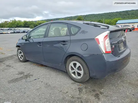 2015 Toyota Prius Two VIN JTDKN3DU4F0434486 фото 2