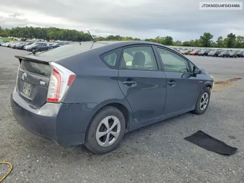 2015 Toyota Prius Two VIN JTDKN3DU4F0434486 фото 3