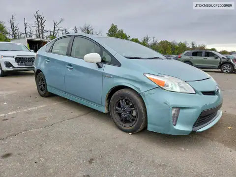 JTDKN3DU0F2000909 — 2015 Toyota Prius, фото 4 с аукциона Copart 19.10.2026, Задняя часть