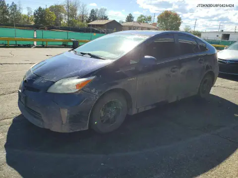 JTDKN3DU8F0426424 — 2015 Toyota Prius, Град, фото до ремонта