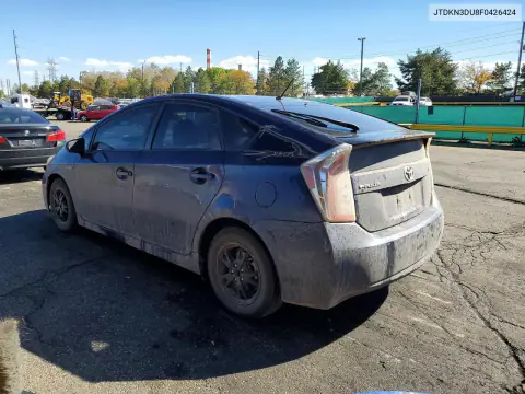 2015 Toyota Pirus VIN JTDKN3DU8F0426424 фото 2