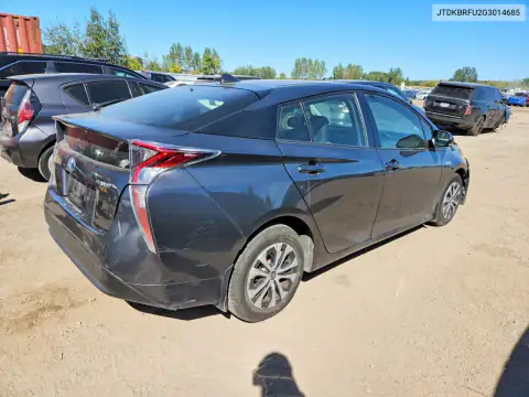 JTDKBRFU2G3014685 — 2016 Toyota Prius, фото 3 с аукциона Copart 20.10.2026, Передняя часть