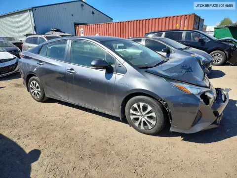 JTDKBRFU2G3014685 — 2016 Toyota Prius, фото 4 с аукциона Copart 20.10.2026, Передняя часть