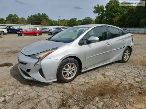 JTDKBRFU2G3014623 — 2016 Toyota Prius, Сторона, фото до ремонта