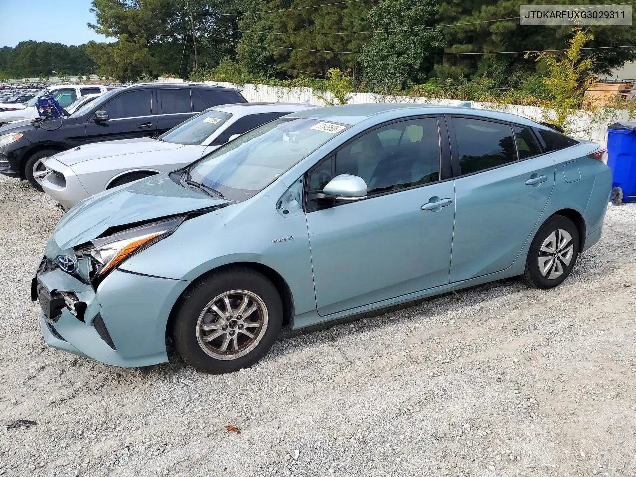2016 Toyota Prius Three VIN JTDKARFUXG3029311 фото 1